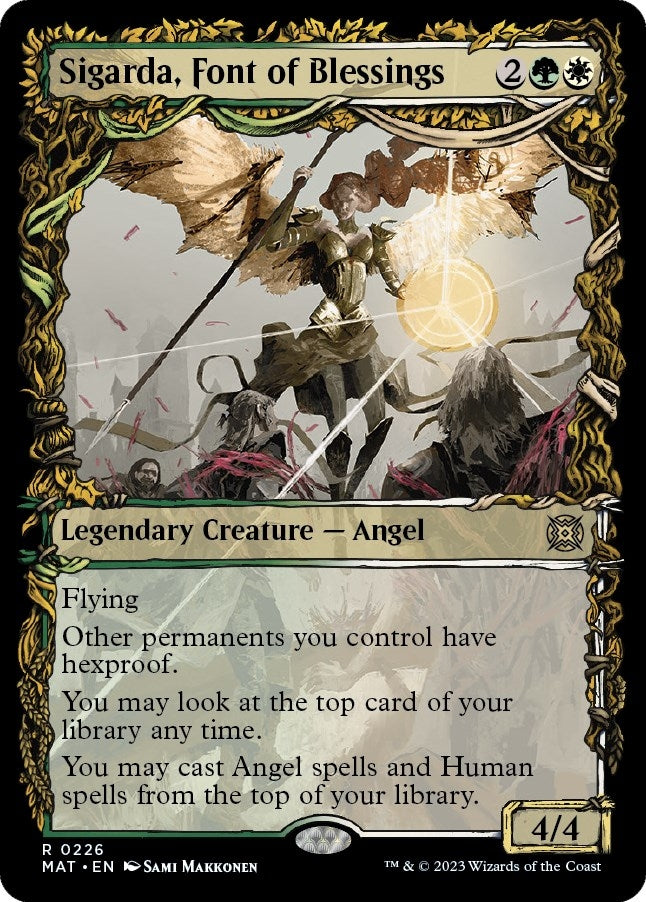 Image for Sigarda, Font of Blessings (Halo Foil) (226) (March of the Machine: The Aftermath) - Magic: The Gathering