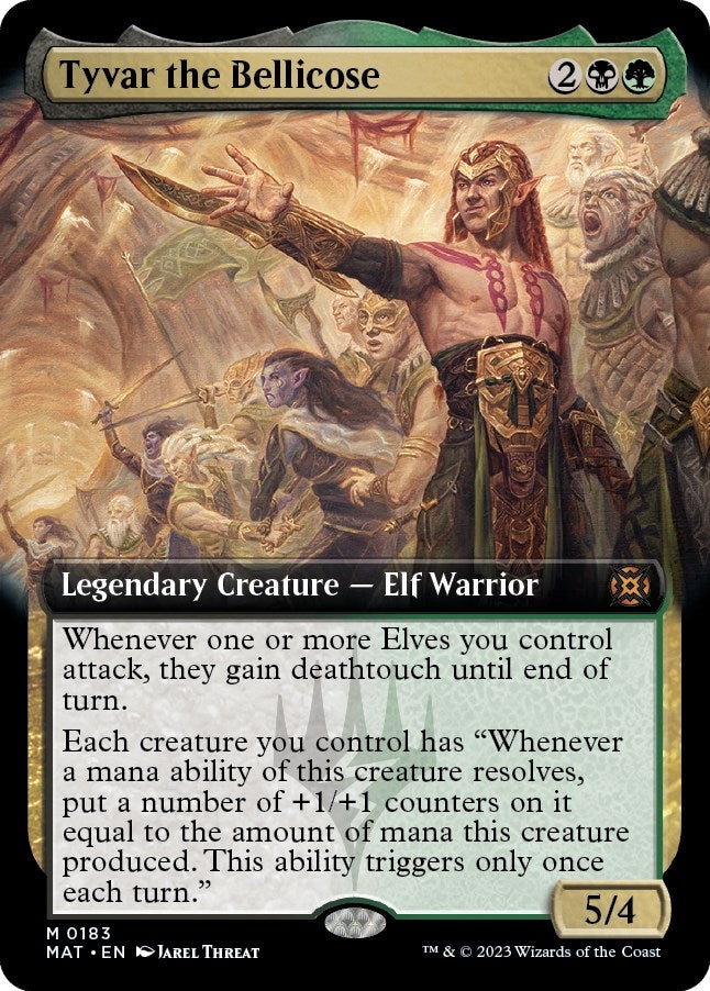 Image for Tyvar the Bellicose (Extended Art) (183) (March of the Machine: The Aftermath) - Magic: The Gathering