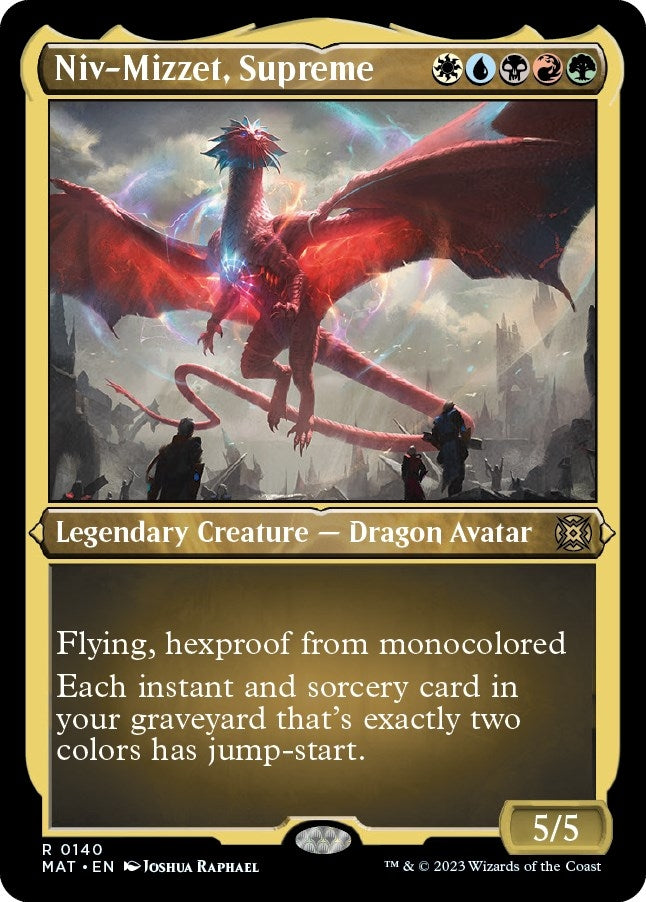 Image for Niv-Mizzet, Supreme (Foil Etched) (140) (March of the Machine: The Aftermath) - Magic: The Gathering
