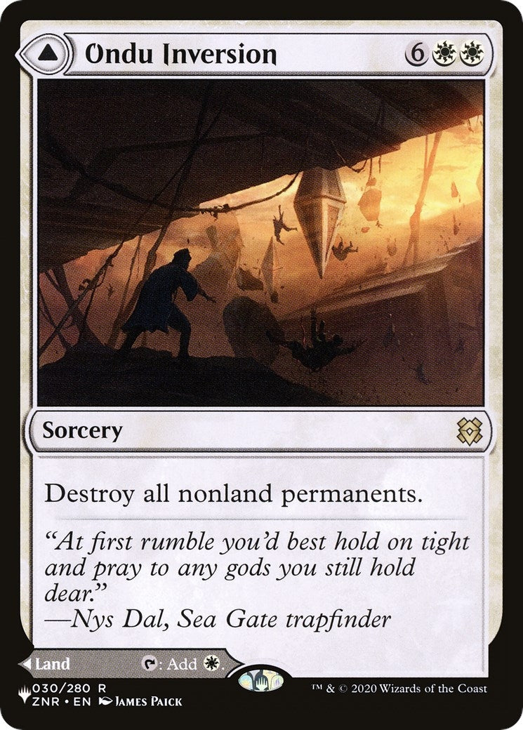 Image for Ondu Inversion (30) (The List Reprints) - Magic: The Gathering