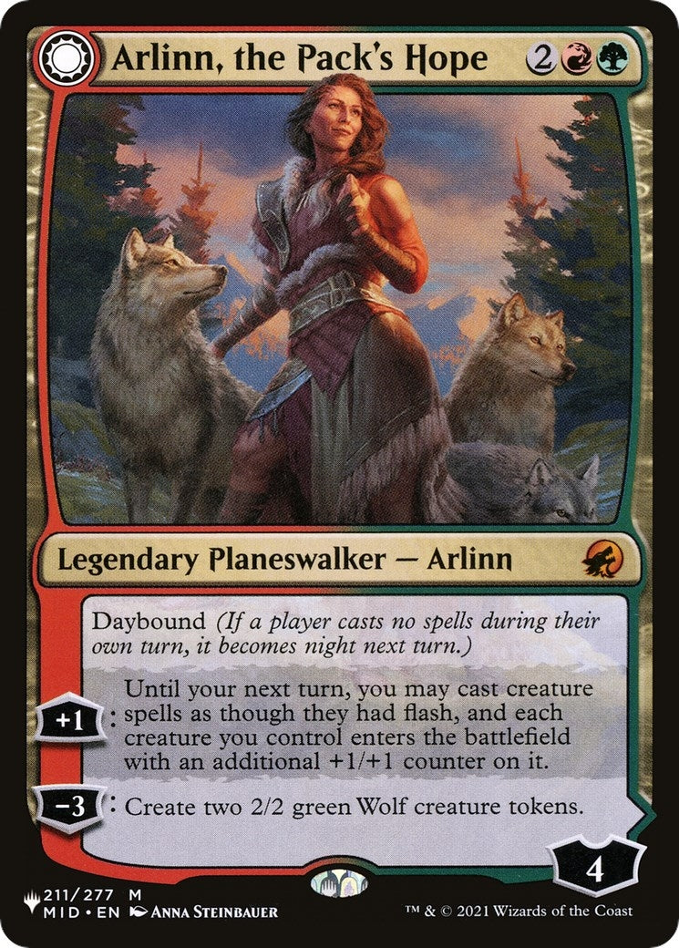 Image for Arlinn, the Pack's Hope (211) (The List Reprints) - Magic: The Gathering