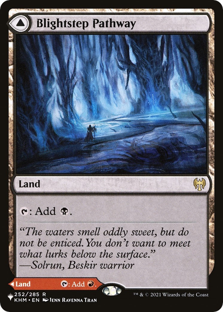 Image for Blightstep Pathway (252) (The List Reprints) - Magic: The Gathering