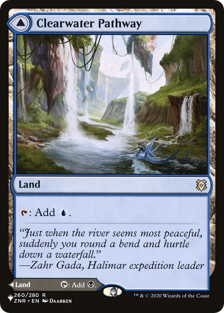 Image for Clearwater Pathway (260) (The List Reprints) - Magic: The Gathering