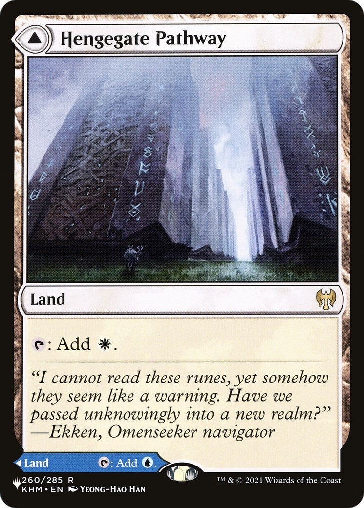 Image for Hengegate Pathway (260) (The List Reprints) - Magic: The Gathering