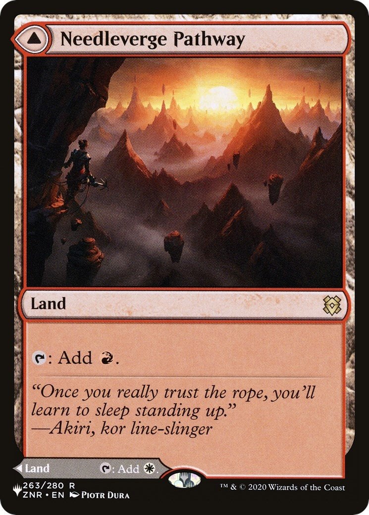 Image for Needleverge Pathway (263) (The List Reprints) - Magic: The Gathering
