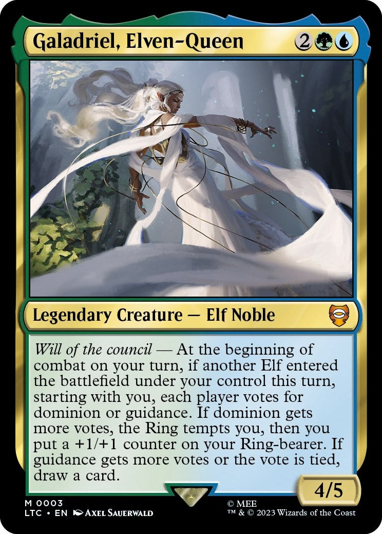 Image for Galadriel, Elven-Queen (3) (Commander: The Lord of the Rings: Tales of Middle-earth) - Magic: The Gathering