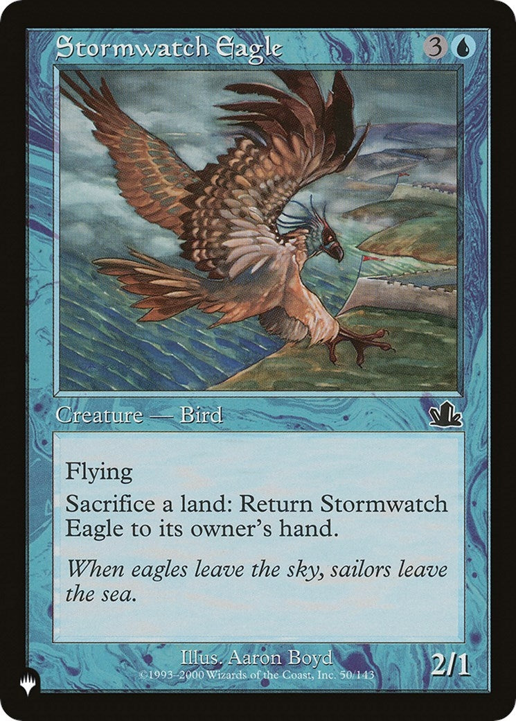 Image for Stormwatch Eagle (50/143) (The List Reprints) - Magic: The Gathering