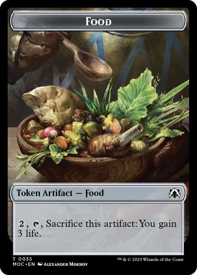 Image for Food Token (35) (Commander: March of the Machine) - Magic: The Gathering