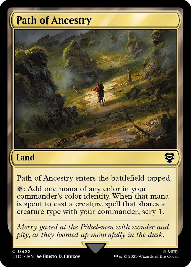 Image for Path of Ancestry (322) (Commander: The Lord of the Rings: Tales of Middle-earth) - Magic: The Gathering