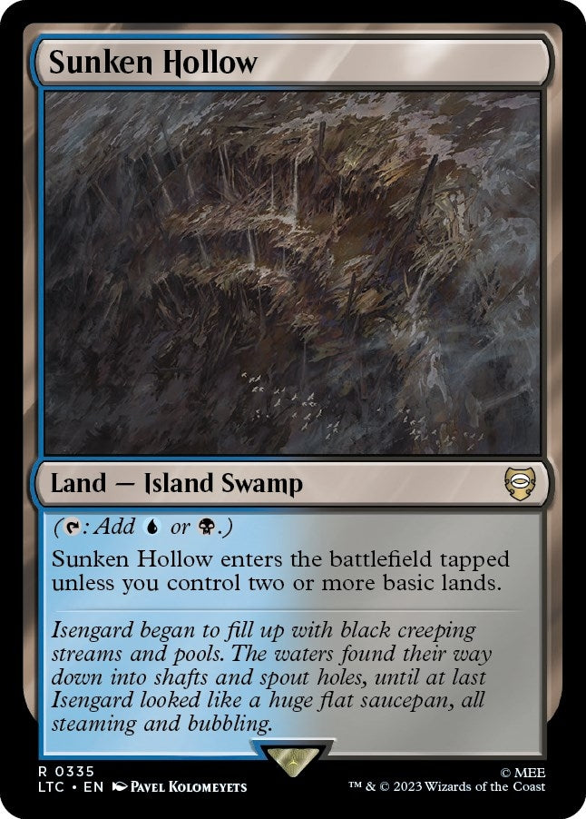 Image for Sunken Hollow (335) (Commander: The Lord of the Rings: Tales of Middle-earth) - Magic: The Gathering