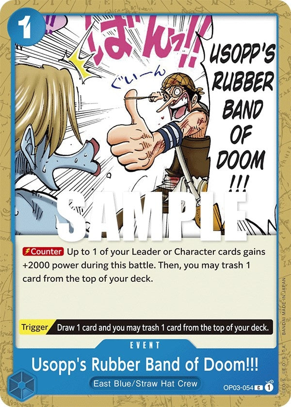 Image for Usopp's Rubber Band of Doom!!! (OP03-054) (Pillars of Strength) - One Piece Card Game