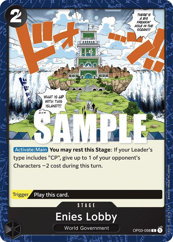 Image for Enies Lobby (OP03-098) (Pillars of Strength) - One Piece Card Game