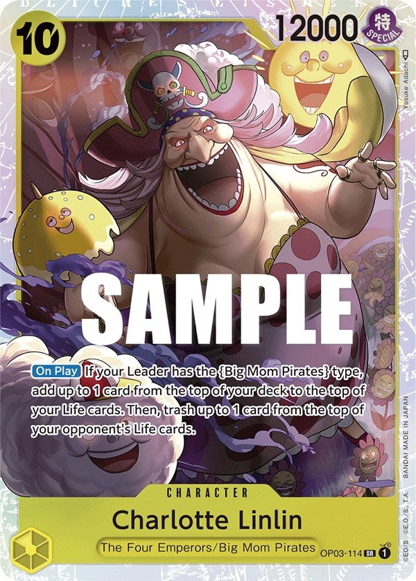Image for Charlotte Linlin (114) (OP03-114) (Pillars of Strength) - One Piece Card Game