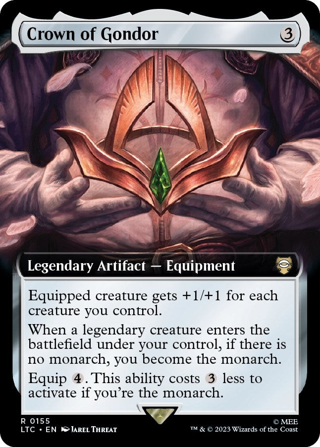 Image for Crown of Gondor (Extended Art) (155) (Commander: The Lord of the Rings: Tales of Middle-earth) - Magic: The Gathering