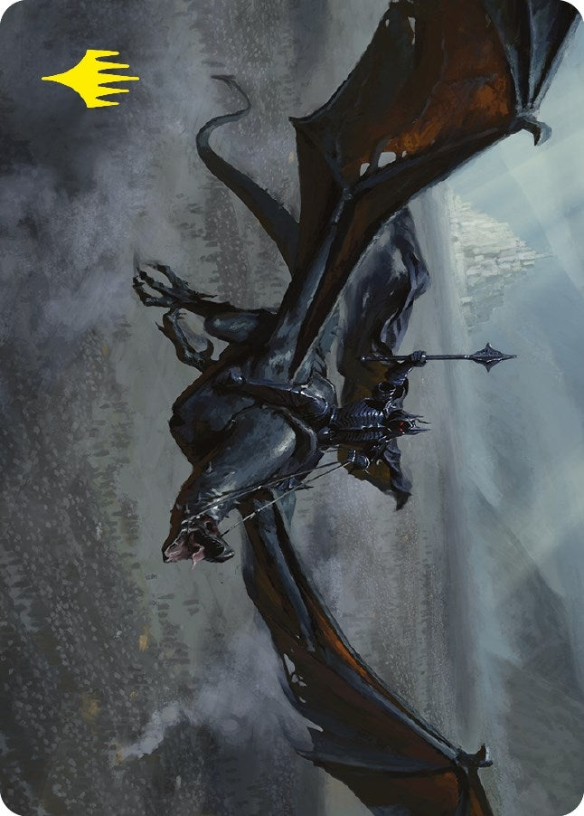 Image for Lord of the Nazgul Art Card (Gold-Stamped Signature) (64) (Art Series: Universes Beyond: The Lord of the Rings: Tales of Middle-earth) - Magic: The Gathering