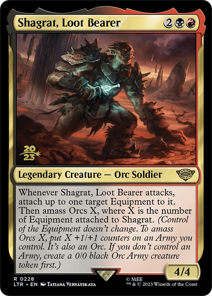 Image for Shagrat, Loot Bearer (228) (Prerelease Cards) - Magic: The Gathering