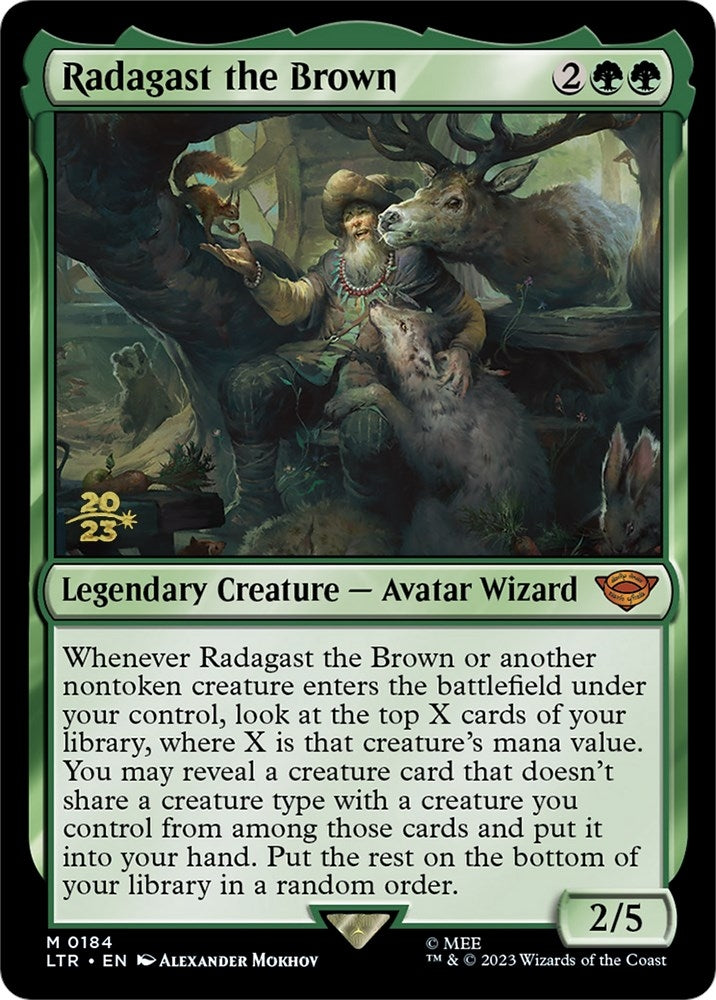 Image for Radagast the Brown (184) (Prerelease Cards) - Magic: The Gathering