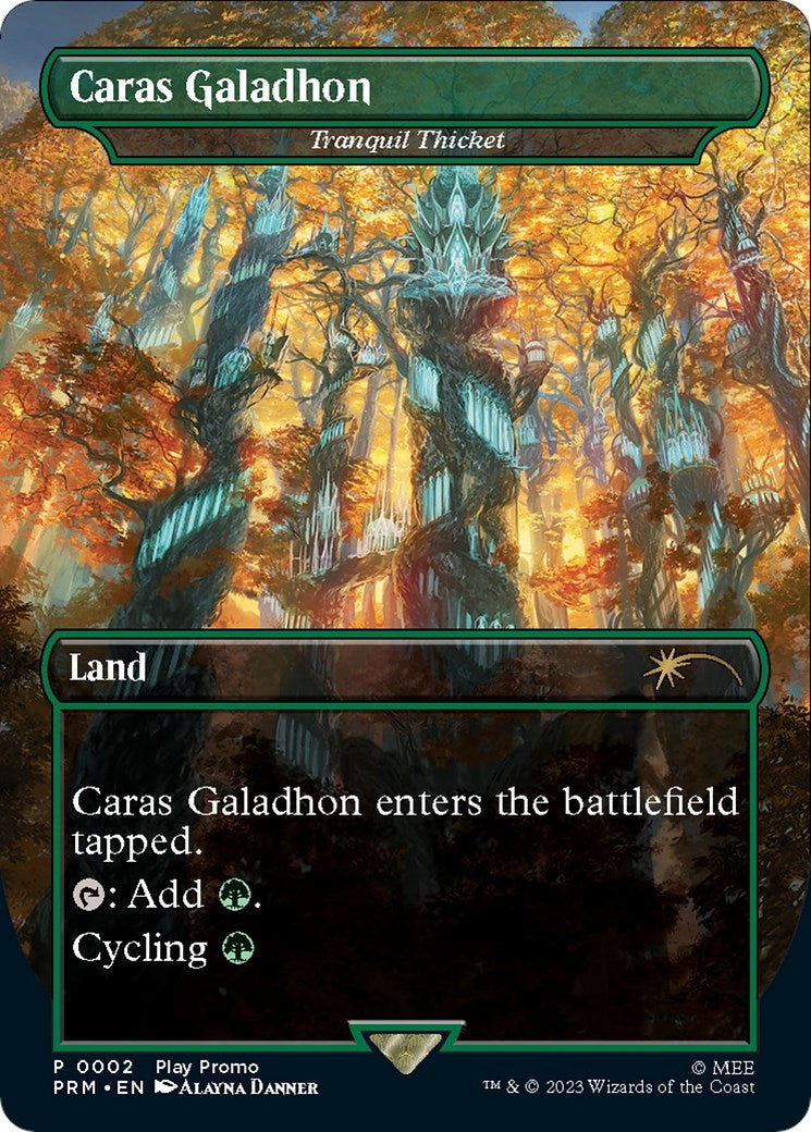 Image for Caras Galadhon - Tranquil Thicket (2) (Play Promos) - Magic: The Gathering
