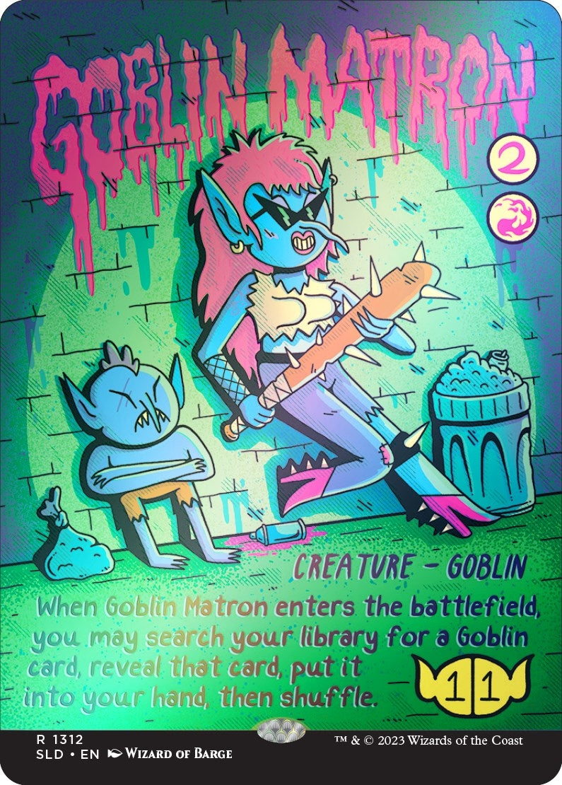 Image for Goblin Matron (Rainbow Foil) (1312) (Secret Lair Drop Series) - Magic: The Gathering
