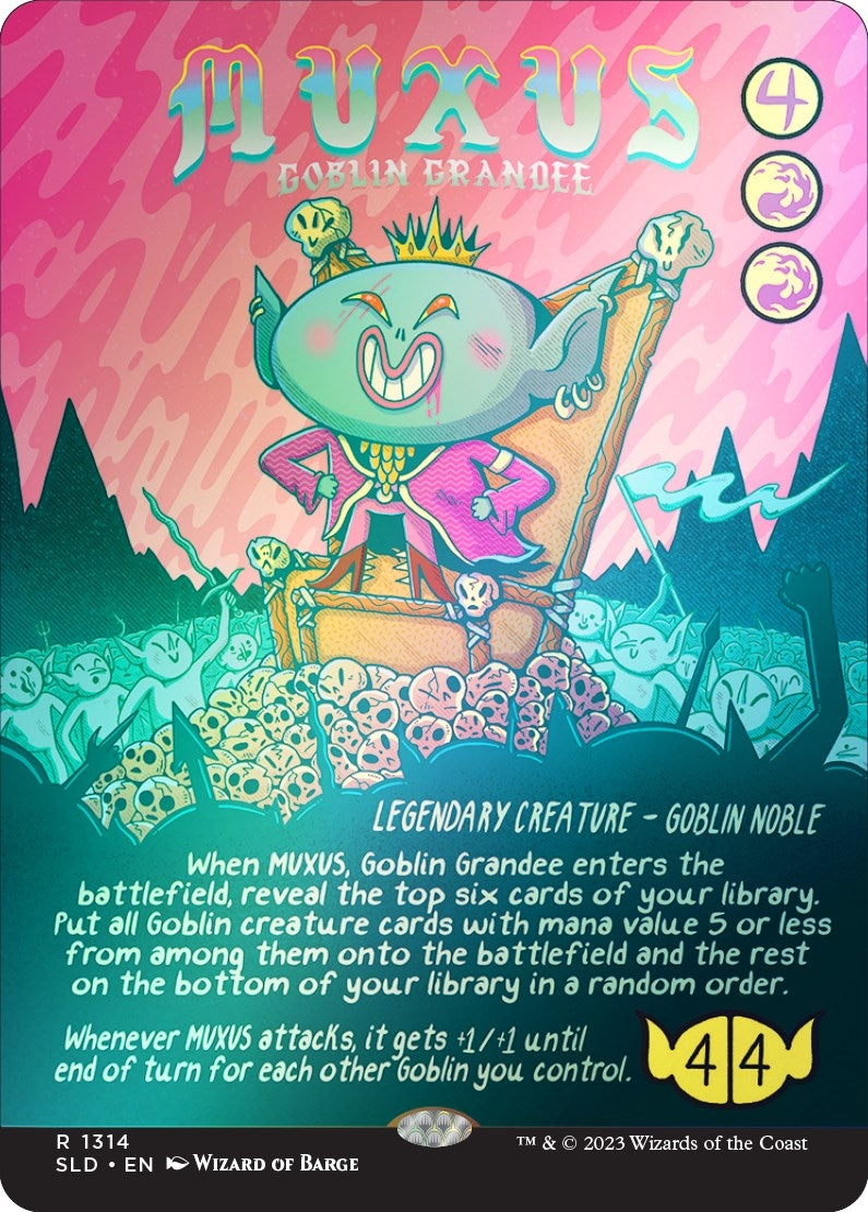 Image for Muxus, Goblin Grandee (Rainbow Foil) (1314) (Secret Lair Drop Series) - Magic: The Gathering