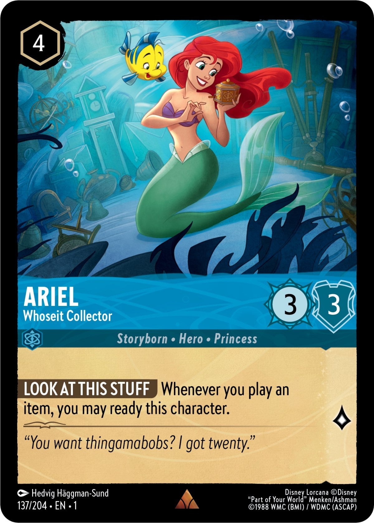 Image for Ariel - Whoseit Collector (137/204) (The First Chapter) - Disney Lorcana