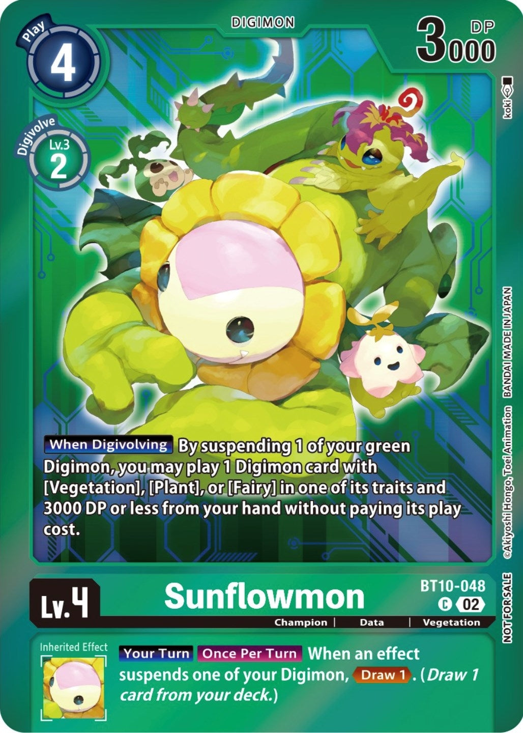 Image for Sunflowmon (Event Pack 5) (BT10-048 C) (Xros Encounter) - Digimon Card Game