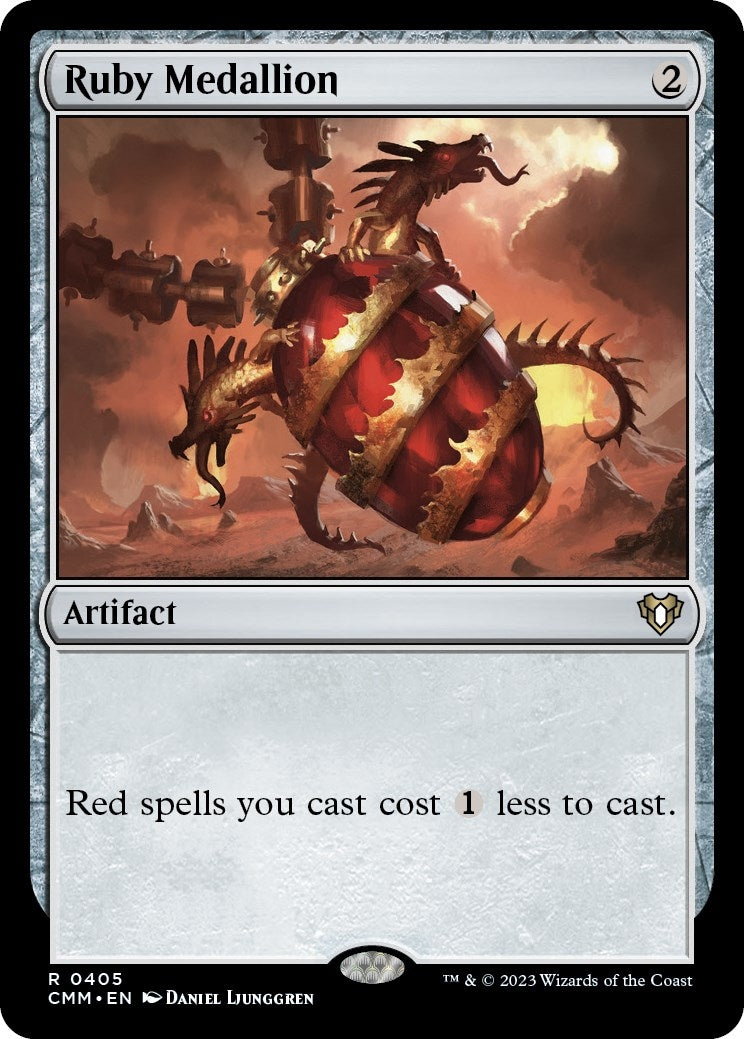 Image for Ruby Medallion (405) (Commander Masters) - Magic: The Gathering