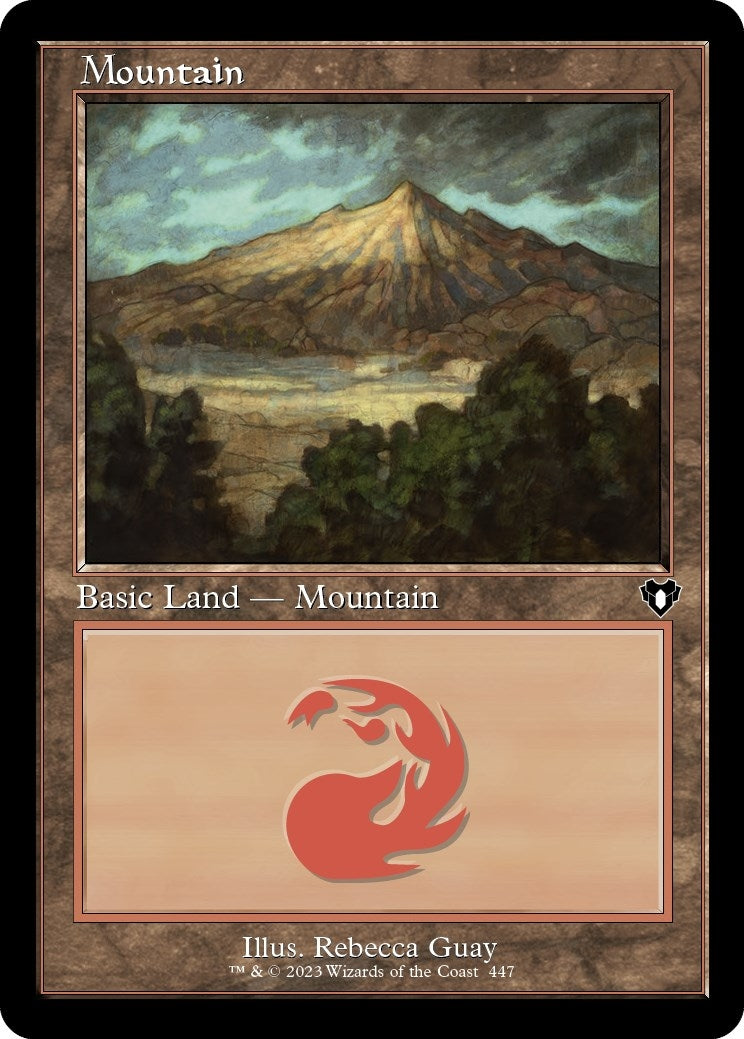 Image for Mountain (447) (Retro Frame) (447) (Commander Masters) - Magic: The Gathering
