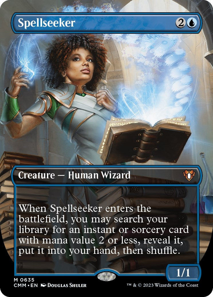 Image for Spellseeker (Borderless) (635) (Commander Masters) - Magic: The Gathering