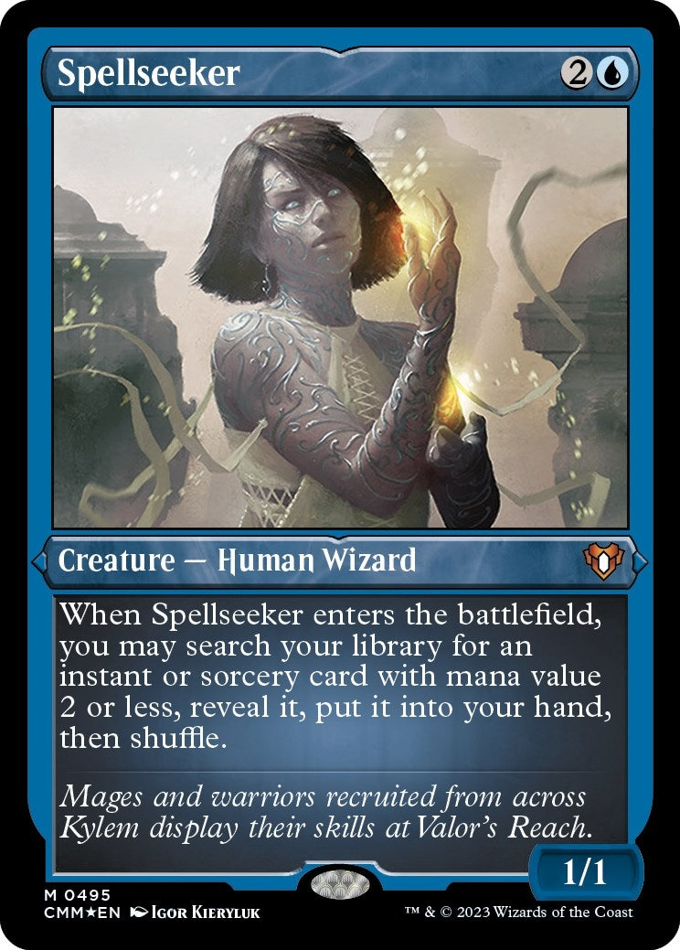 Image for Spellseeker (Foil Etched) (495) (Commander Masters) - Magic: The Gathering