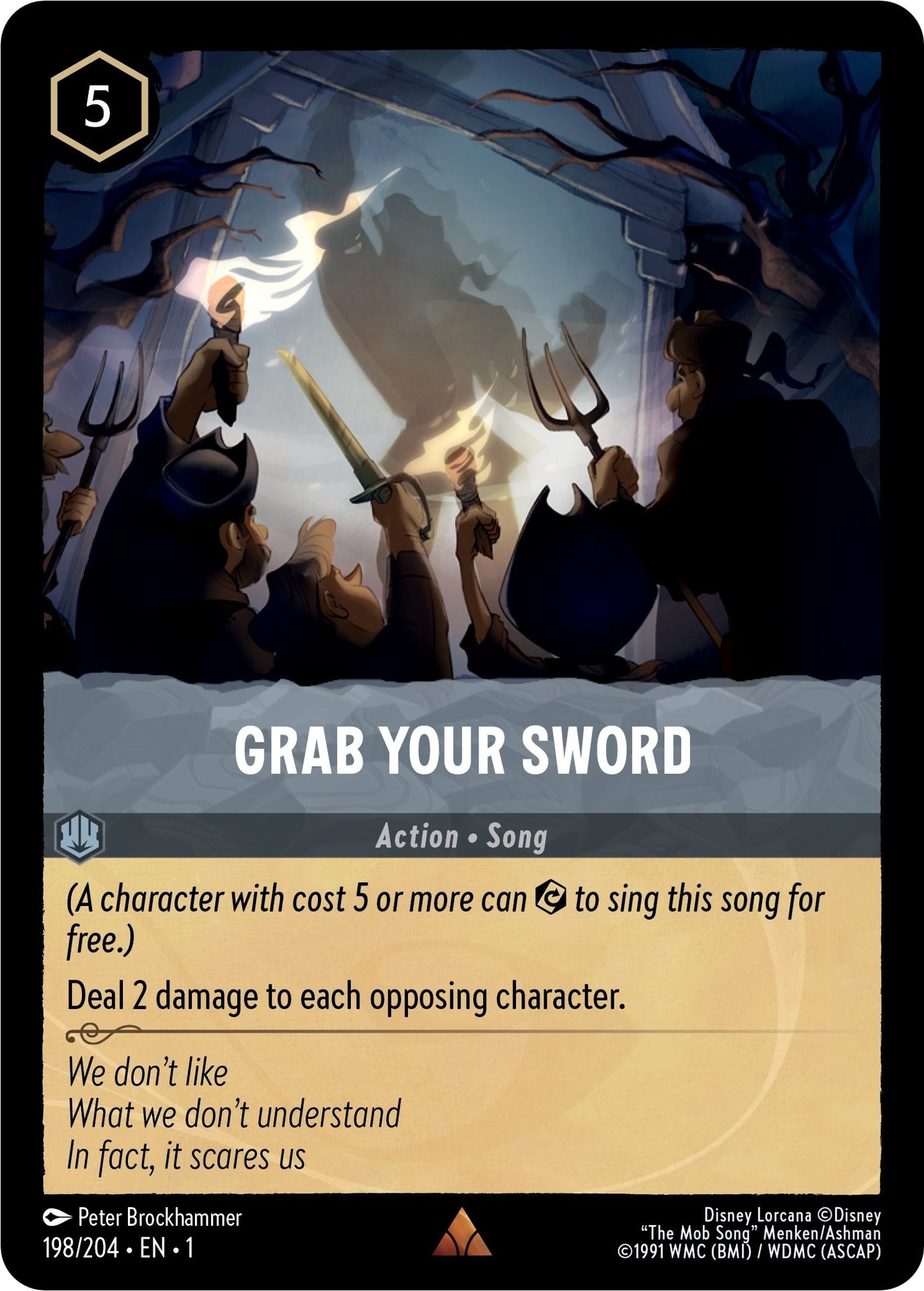 Image for Grab Your Sword (198/204) (The First Chapter) - Disney Lorcana
