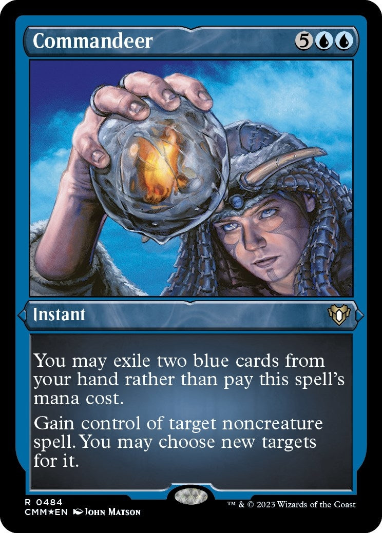 Image for Commandeer (Foil Etched) (484) (Commander Masters) - Magic: The Gathering