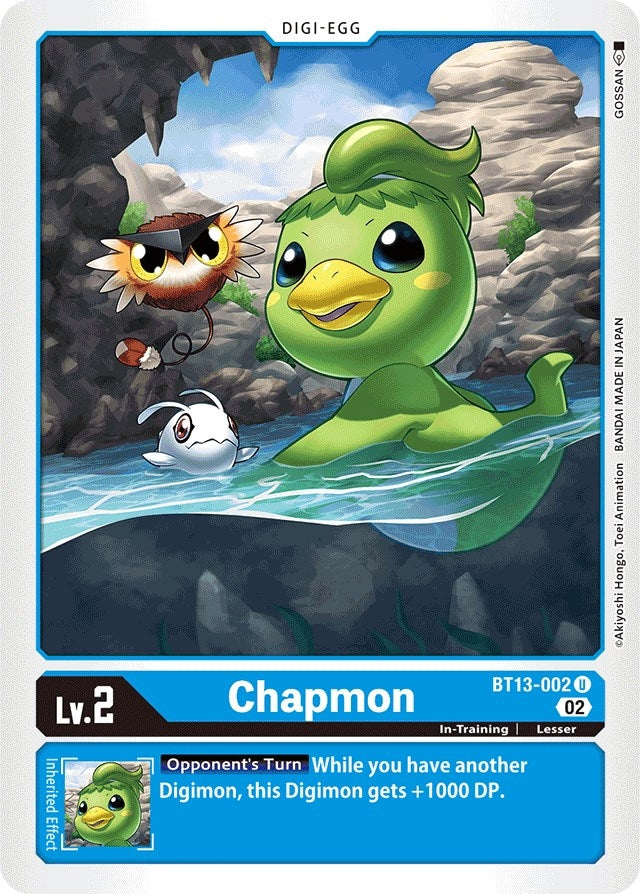 Image for Chapmon (BT13-002 U) (Versus Royal Knights) - Digimon Card Game