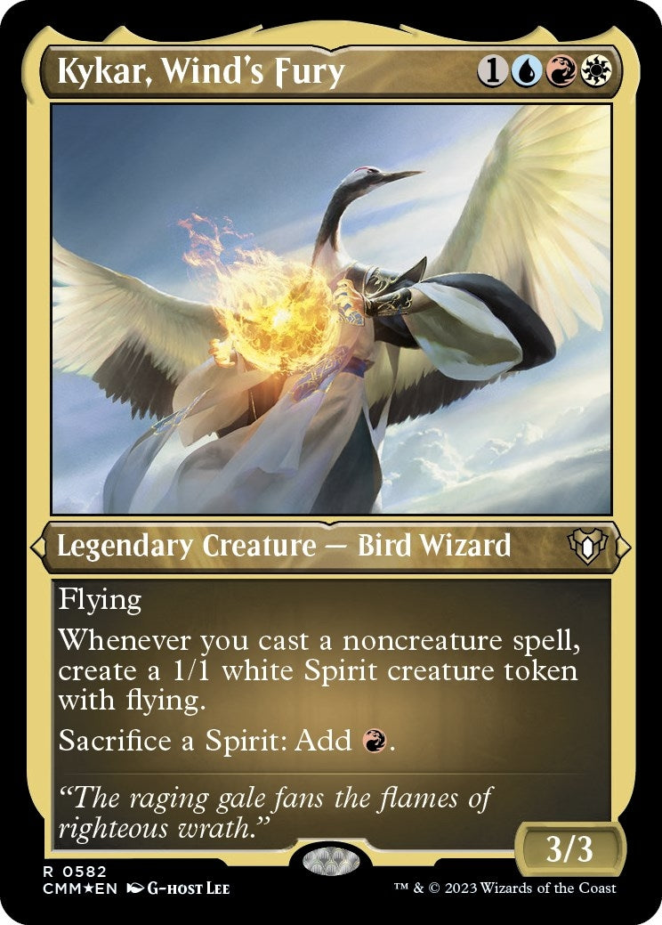 Image for Kykar, Wind's Fury (Foil Etched) (582) (Commander Masters) - Magic: The Gathering
