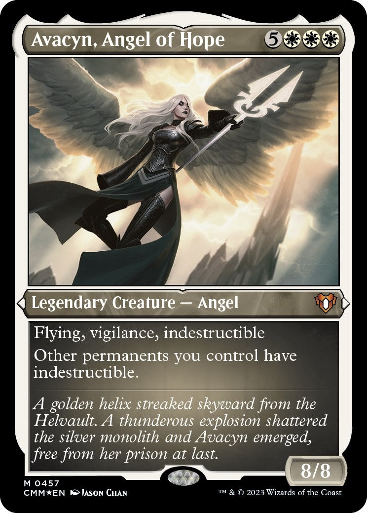 Image for Avacyn, Angel of Hope (Foil Etched) (457) (Commander Masters) - Magic: The Gathering