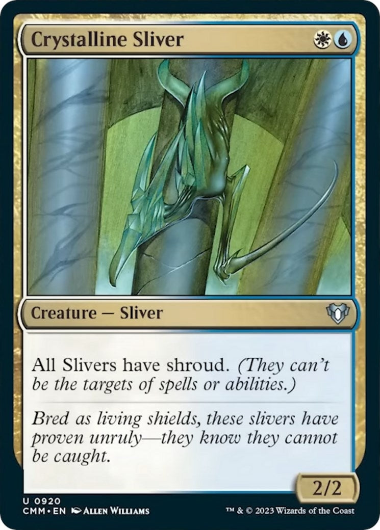 Image for Crystalline Sliver (920) (Commander Masters) - Magic: The Gathering