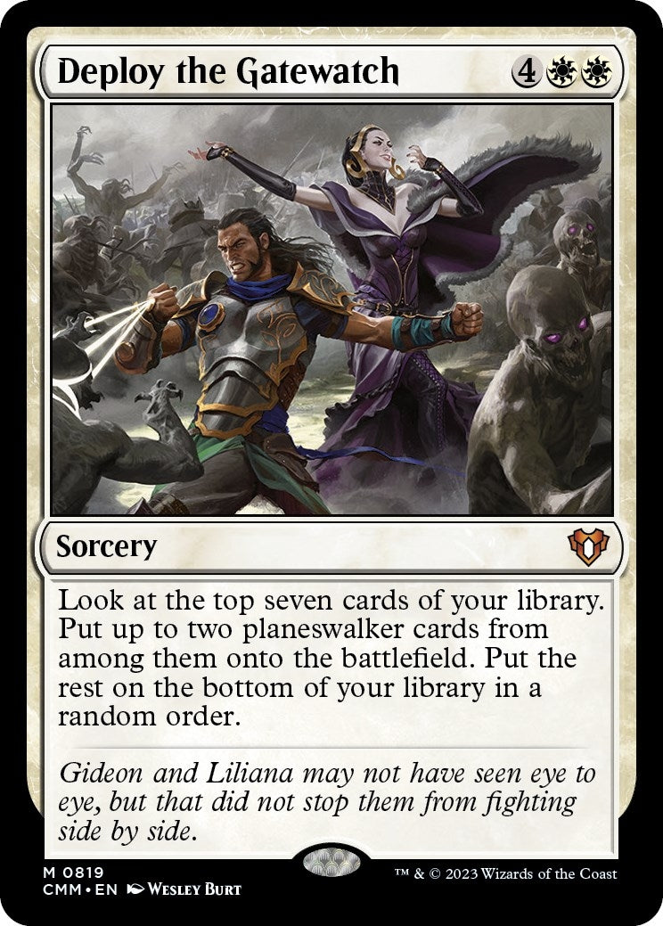 Image for Deploy the Gatewatch (819) (Commander Masters) - Magic: The Gathering
