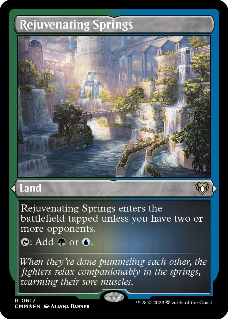 Image for Rejuvenating Springs (Foil Etched) (617) (Commander Masters) - Magic: The Gathering