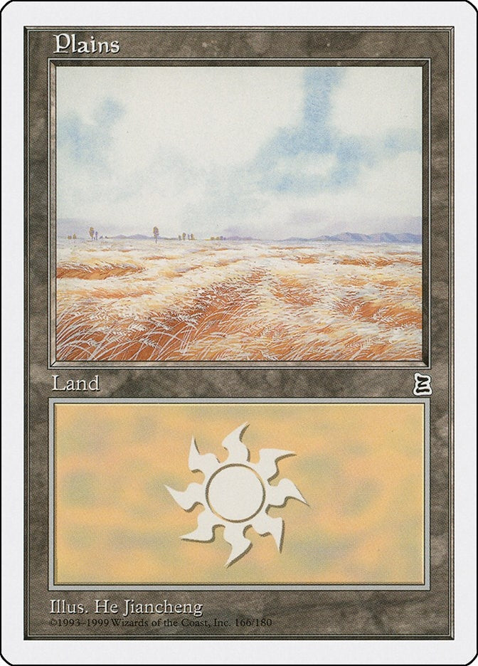 Image for Plains (166) (166) (Portal Three Kingdoms) - Magic: The Gathering