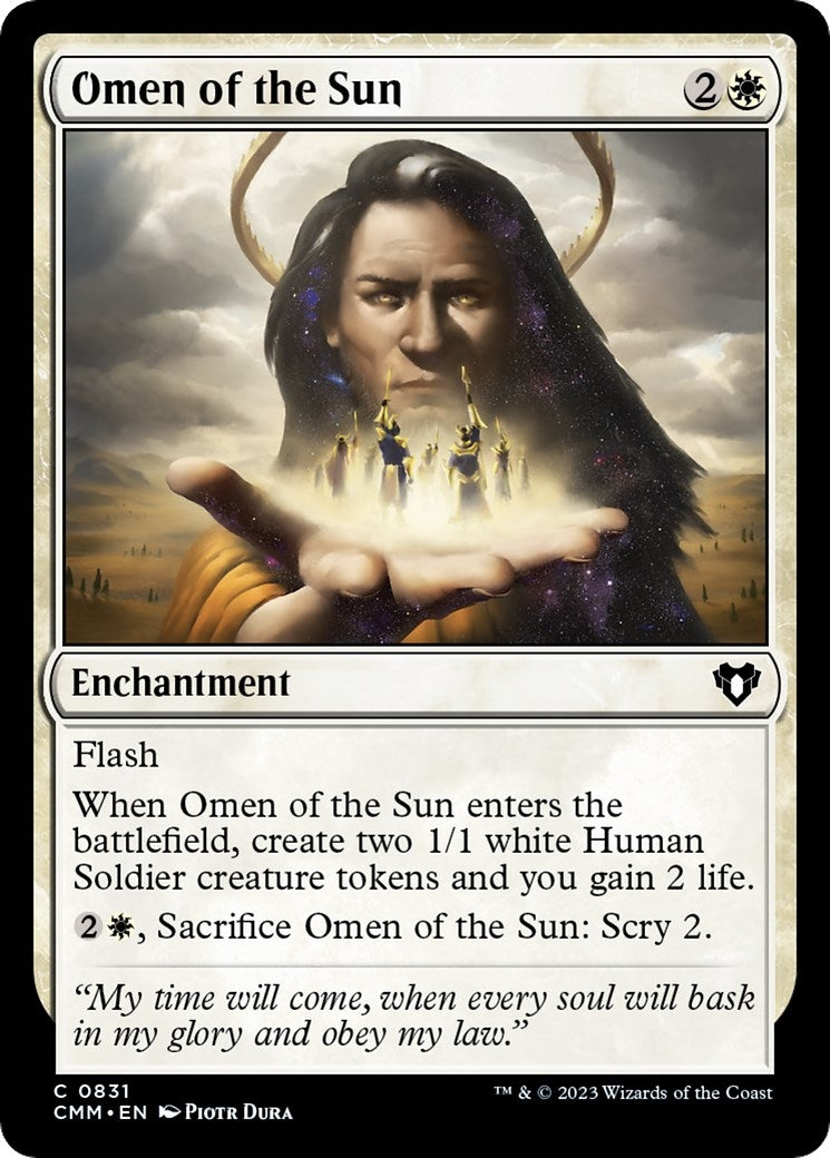 Image for Omen of the Sun (831) (Commander Masters) - Magic: The Gathering