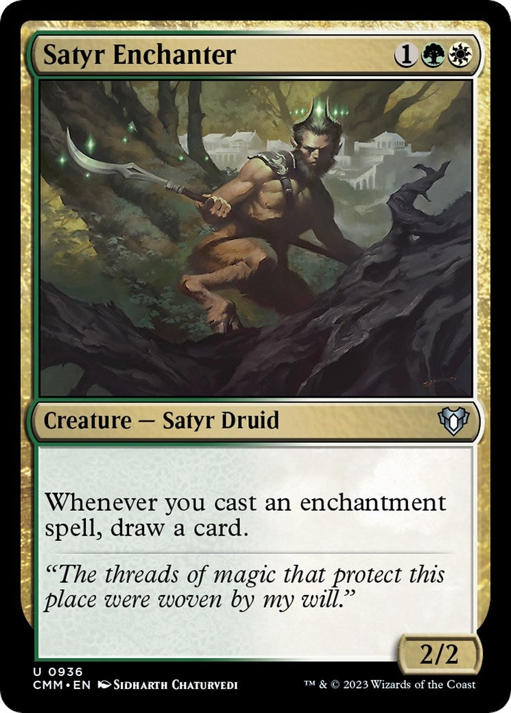 Image for Satyr Enchanter (936) (Commander Masters) - Magic: The Gathering
