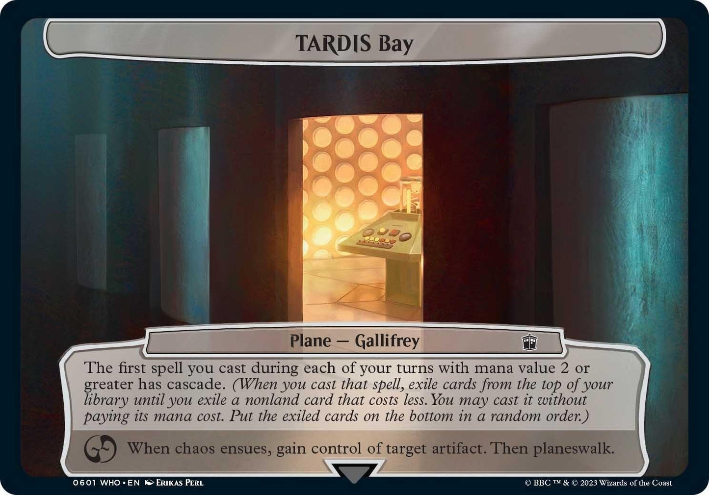 Image for TARDIS Bay (601) (Planechase: Universes Beyond: Doctor Who) - Magic: The Gathering