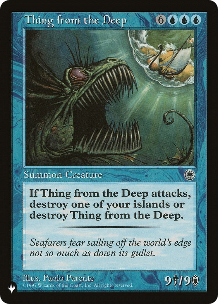 Image for Thing from the Deep (The List Reprints) - Magic: The Gathering