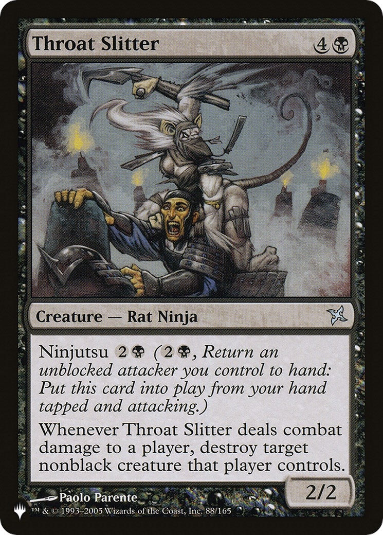 Image for Throat Slitter (88/165) (The List Reprints) - Magic: The Gathering