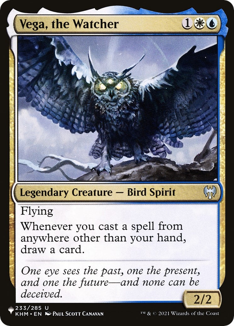 Image for Vega, the Watcher (233/285) (The List Reprints) - Magic: The Gathering