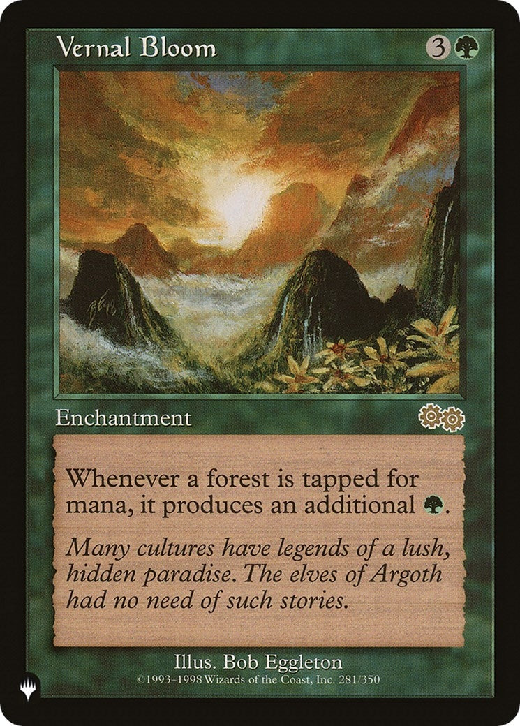Image for Vernal Bloom (281/350) (The List Reprints) - Magic: The Gathering