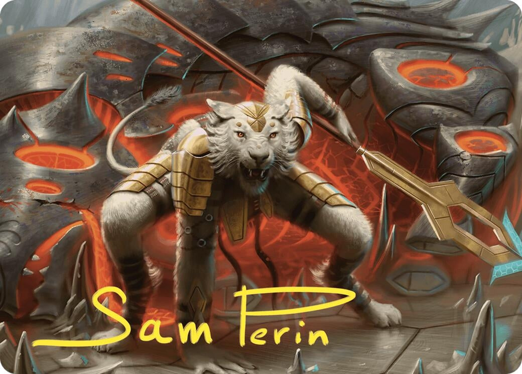 Image for Sunspear Shikari Art Card (Gold-Stamped Signature) (4) (Art Series: Commander Masters) - Magic: The Gathering