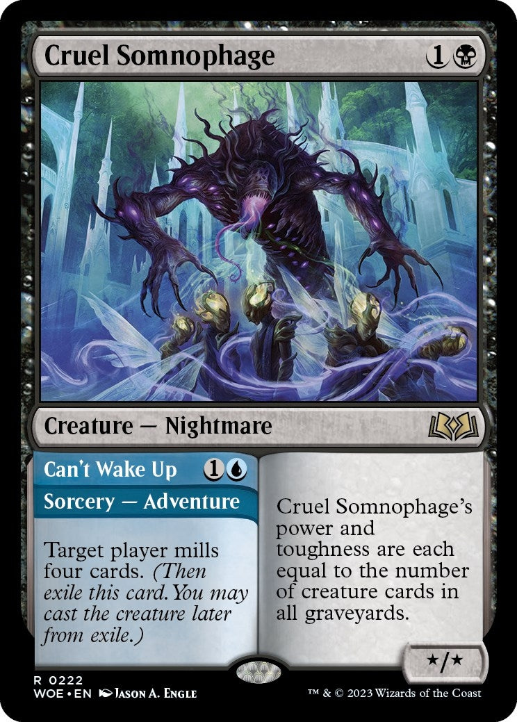 Image for Cruel Somnophage (222) (Wilds of Eldraine) - Magic: The Gathering