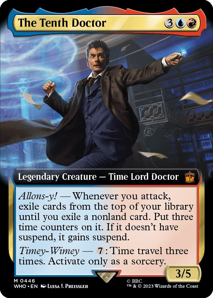Image for The Tenth Doctor (Extended Art) (446) (Universes Beyond: Doctor Who) - Magic: The Gathering
