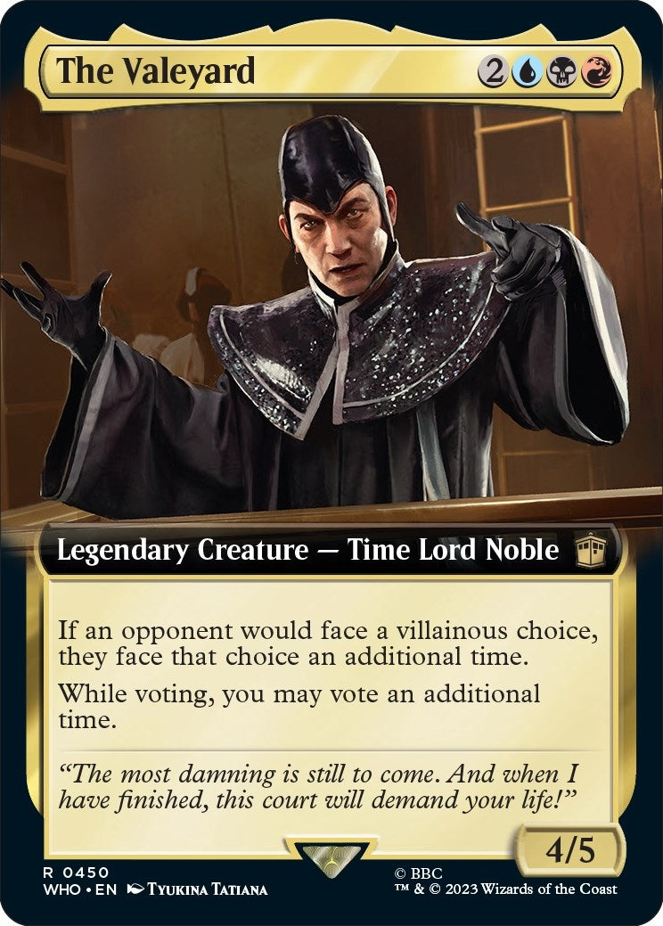 Image for The Valeyard (Extended Art) (450) (Universes Beyond: Doctor Who) - Magic: The Gathering